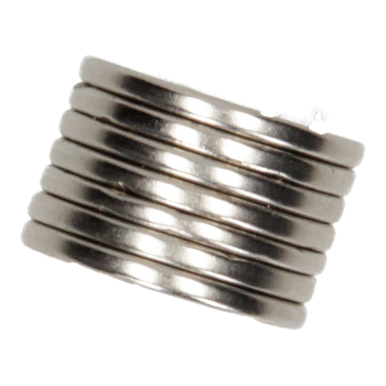 Mack 1076875 - disques aimants néodyme 19mm*2mm (n50) - argent 8pcs | 4 pièces