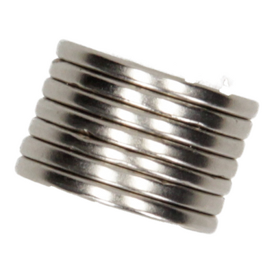 Mack 1076875 - disques aimants néodyme 19mm*2mm (n50) - argent 8pcs | 4 pièces