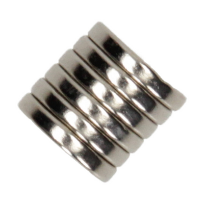 Mack 1076877 - disques aimants néodyme 12mm*2mm (n50) - argent 8pcs | 4 pièces