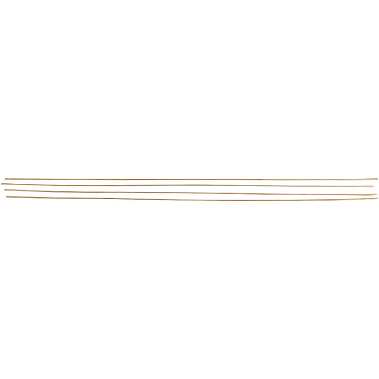 Bâton métallique Creativ company, l: 45 cm, d 2 mm, coloris bronze, 5 pièces 1 boîte