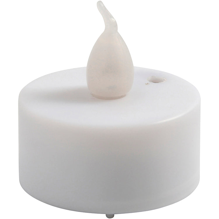 Creativ company Bougie chauffe-plat LED, h : 35 mm, d 38 mm, 6 pièces 1 boîte