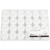 Creativ company Bougies chauffe-plat LED, h : 35 mm, d 38 mm, blanc, 24 pièces 1 boîte