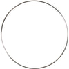Creativ company anneau en fil métallique, d 7 cm, épaisseur 1,5 mm, argent, 10 pièces 1 boîte