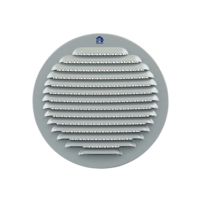 Renson 1078694 - installation de grille murale 435r dia 190 mm ral 9006 | 4 pièces