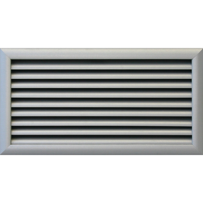 Renson 1078695 - grille de porte coupe-feu. 464 2 400x200 mm gris | 2 pièces