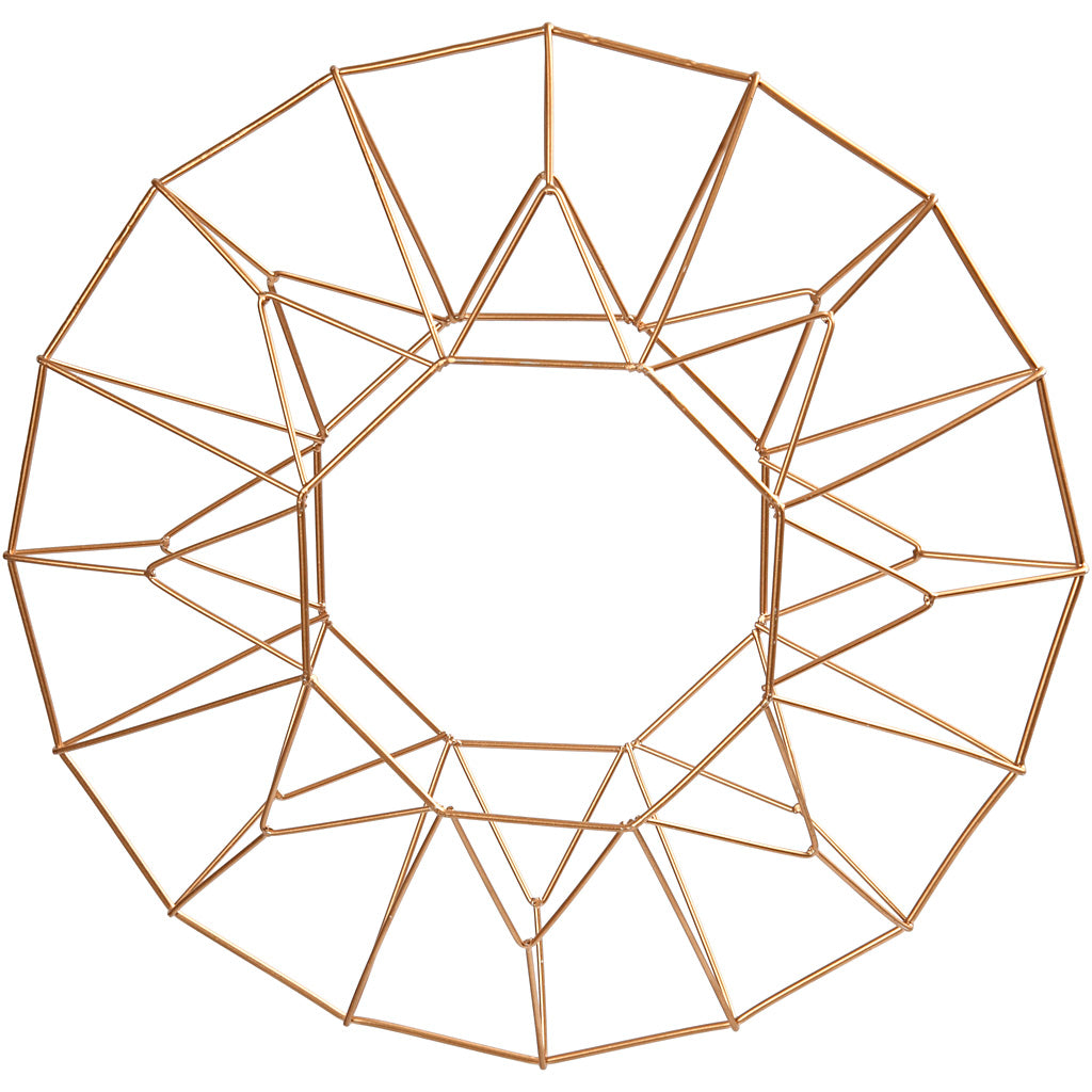 Creativ company boule suspendue, anneau, d 28 cm, bronze, 1 pièce