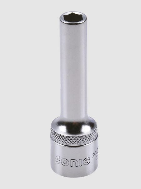 Douille pour outil sonique 1 2'', 6 pans longue 15mm