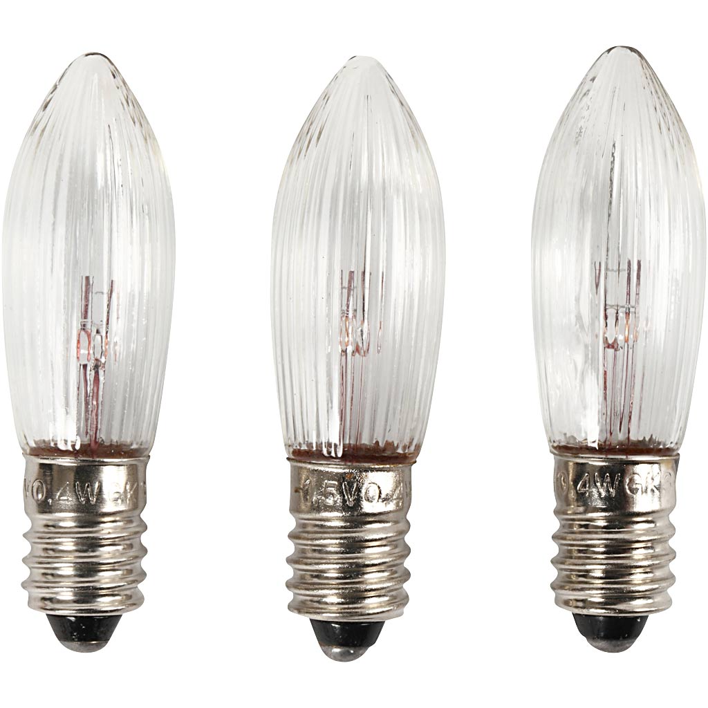 Lampes LED Creativ company, h : 45 mm, d 15 mm, 3 pièces 1 boîte