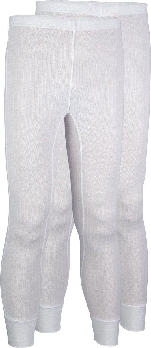 Pantalon thermique Avento junior - pack de 2 - blanc - taille 152