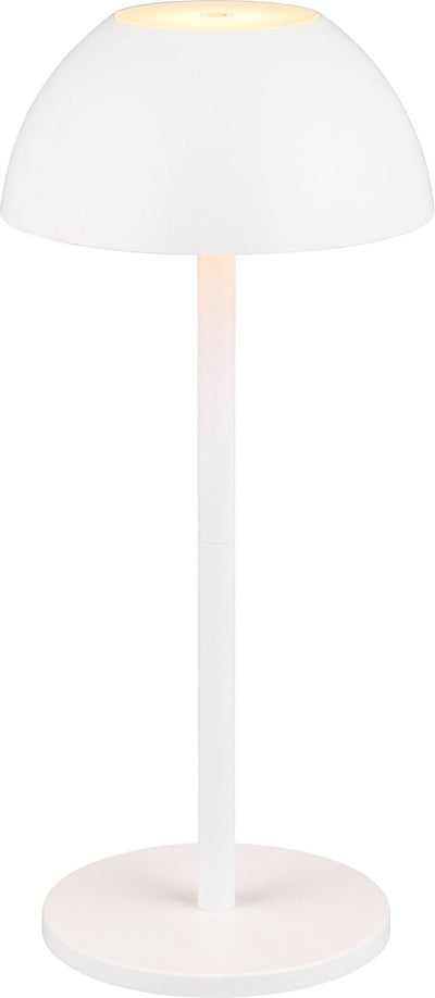 Rl vis ta lumière réalité ricardo - lampe de table - blanc mat - incl. 1x SMD 1,7 W - Touch 4 étapes - Connexion USB - Éclairage haut et bas - Alimentation par batterie - Éclairage extérieur - IP54
