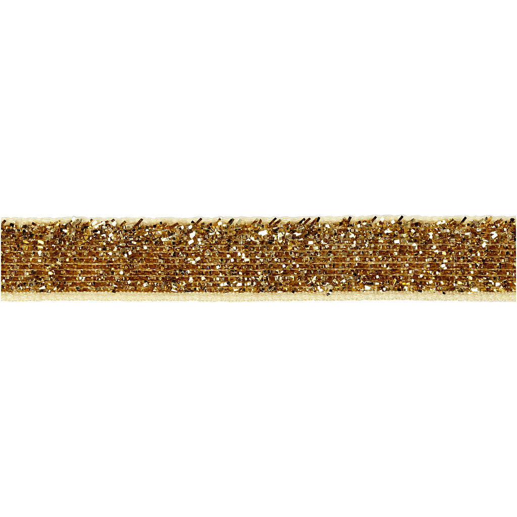 Ruban Vivi Gade, l: 10 mm, or, 5 m 1 rouleau