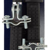 Repose-pieds Cordo noir argent