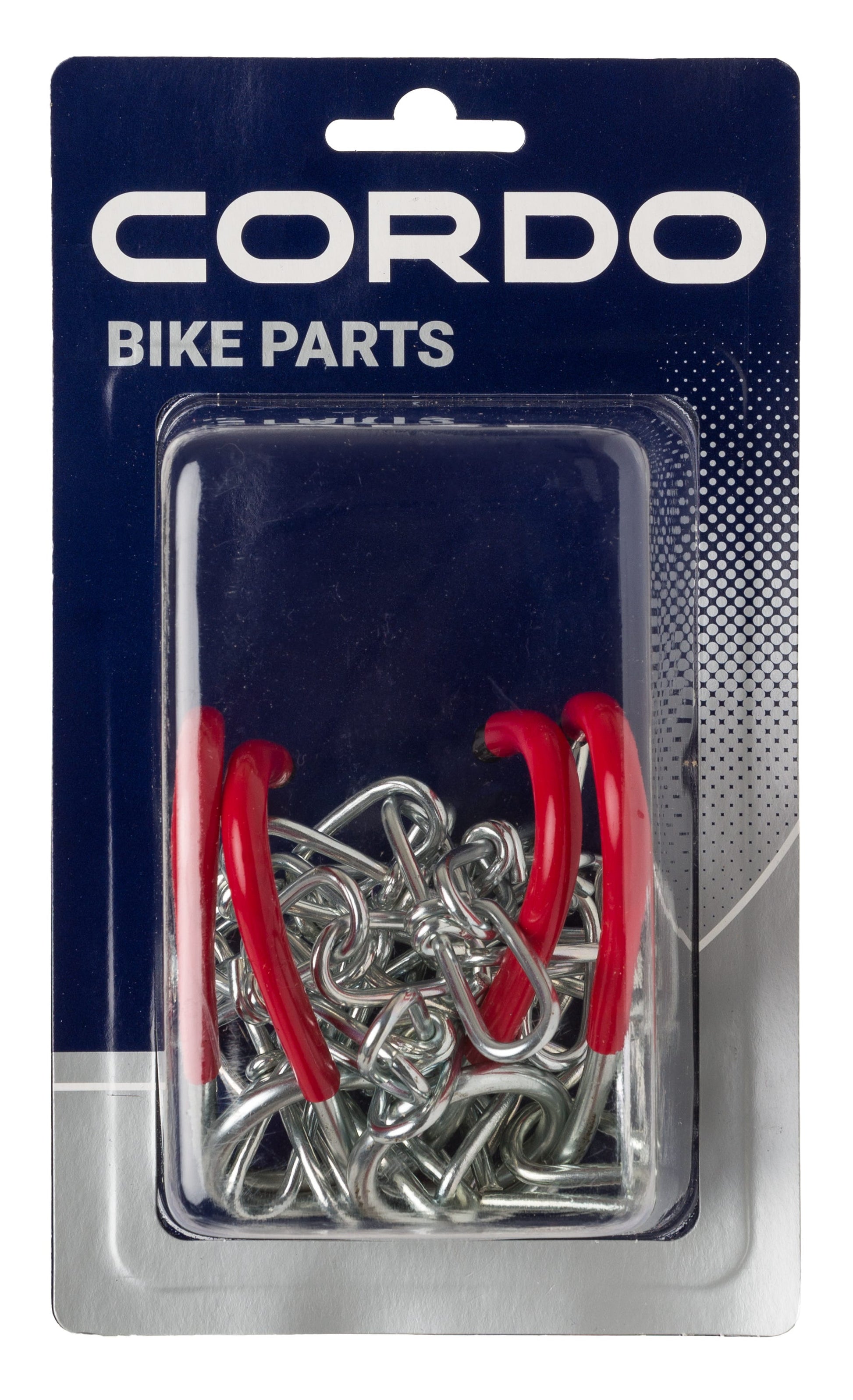 Chaîne à crochets suspendus Ngk cordo rouge argent