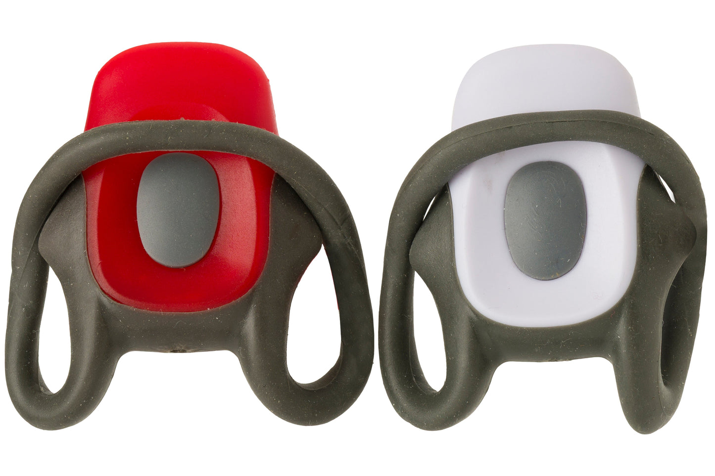 Kit d'éclairage vélo Cordo mini-sangle LED batterie blanc rouge