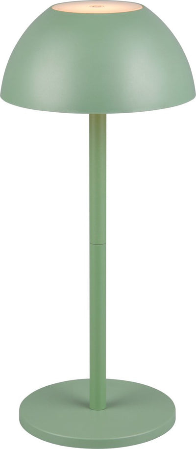 Rl vis ta lumière réalité ricardo - lampe de table - vert pistache - incl. 1x SMD 1,7 W - Touch 4 étapes - Connexion USB - Éclairage haut et bas - Alimentation par batterie - Éclairage extérieur - IP54