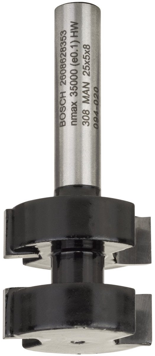 Bosch - fraises laiton 8 mm, d1 25 mm, l 5 mm, g 58 mm
