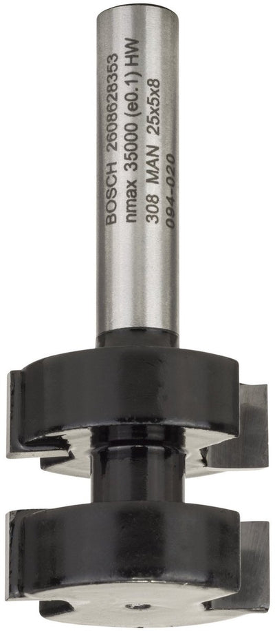 Bosch - fraises laiton 8 mm, d1 25 mm, l 5 mm, g 58 mm