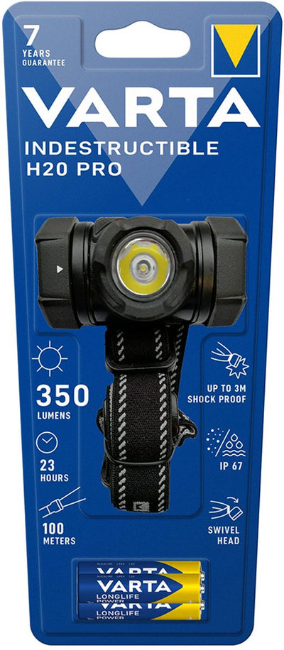 Varta 17732101421 lampe frontale indestructible h20 pro