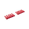 Femme de chaussures câblées Geisol. 10x rouge