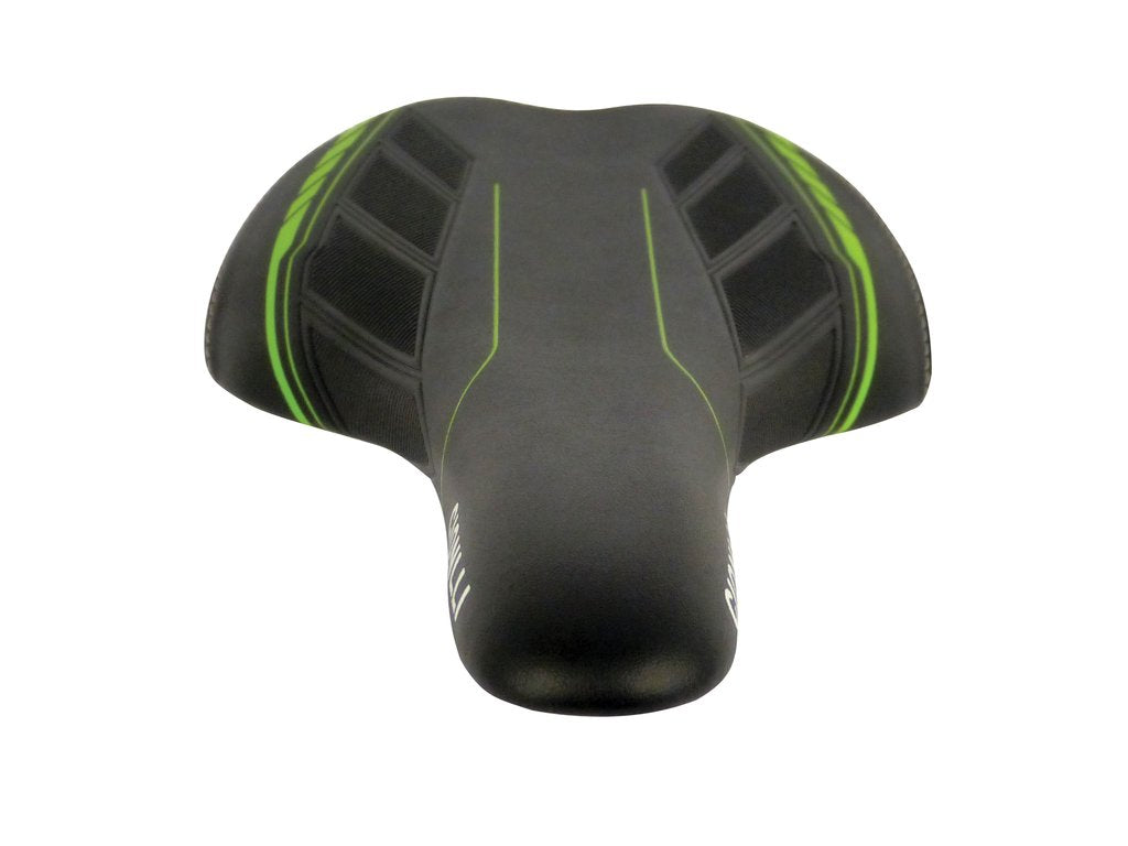 Selle vélo de route MicroFi - noir vert