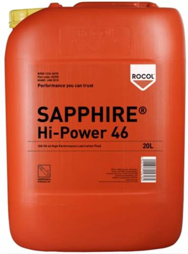 Huile Rocol saphir hi-power 46 20 litres