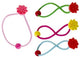 Accès : élastique cheveux fleurs funky (5 s