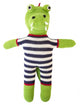 Peluche crocodile tricoté Sam 36 cm