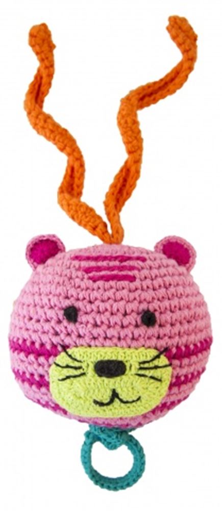 Musique crocheté tigre rose