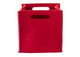 Boîte de rangement feutre 20x20 cm rouge