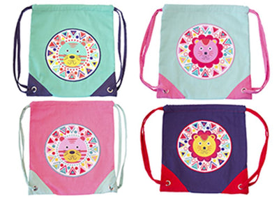 Sac de sport avec doublure animaux sauvages 4 culs
