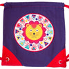 Sac de sport avec doublure animaux sauvages 4 culs