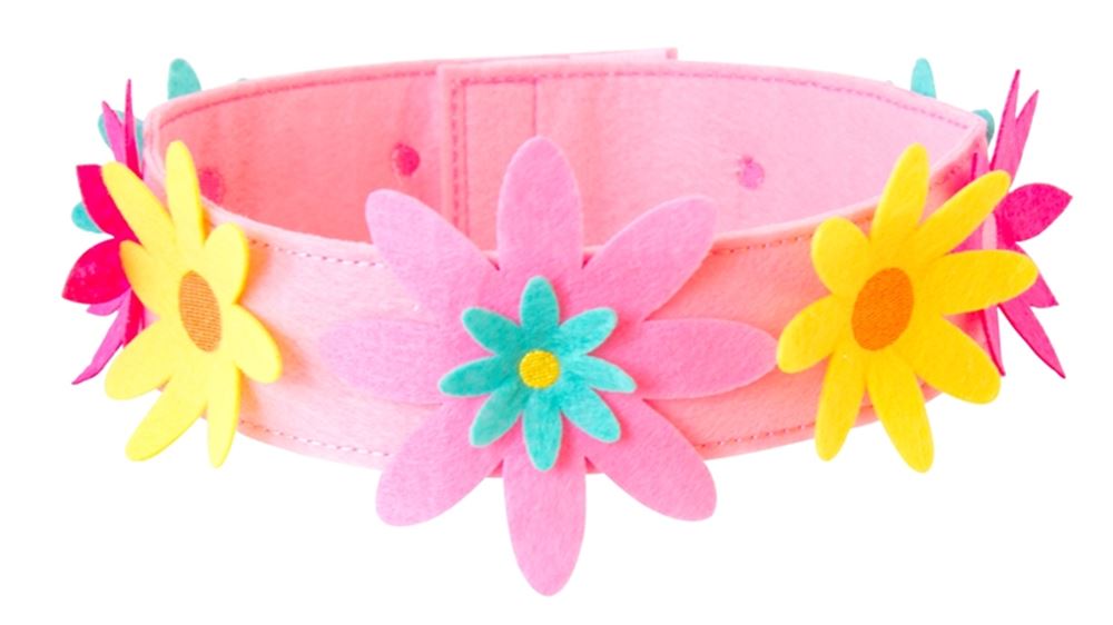 Accès : couronne en feutrine avec fleur interchangeable