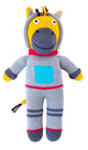 Peluche tricotée girafe spaceman 36 cm (2