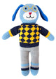 Peluche chien tricoté Milo 36 cm