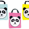 Sac panda 25,5x30 cm 3 culs