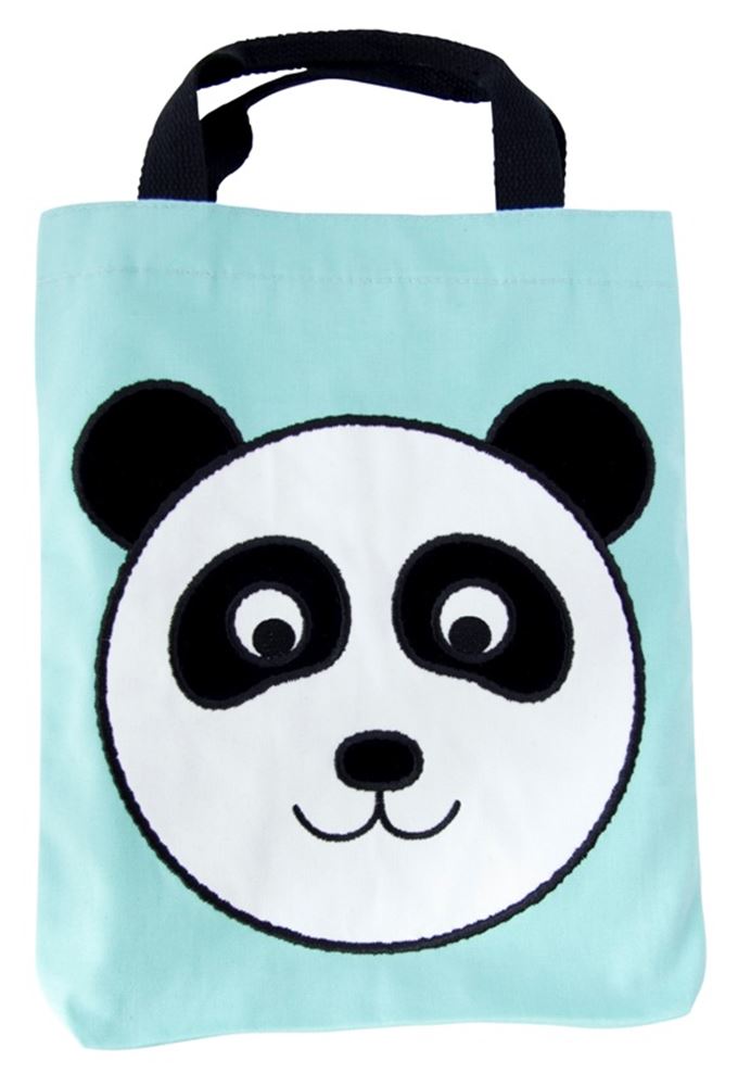 Sac panda 25,5x30 cm 3 culs