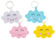 Accès : porte-clés nuage 4 cul (24 pcs)