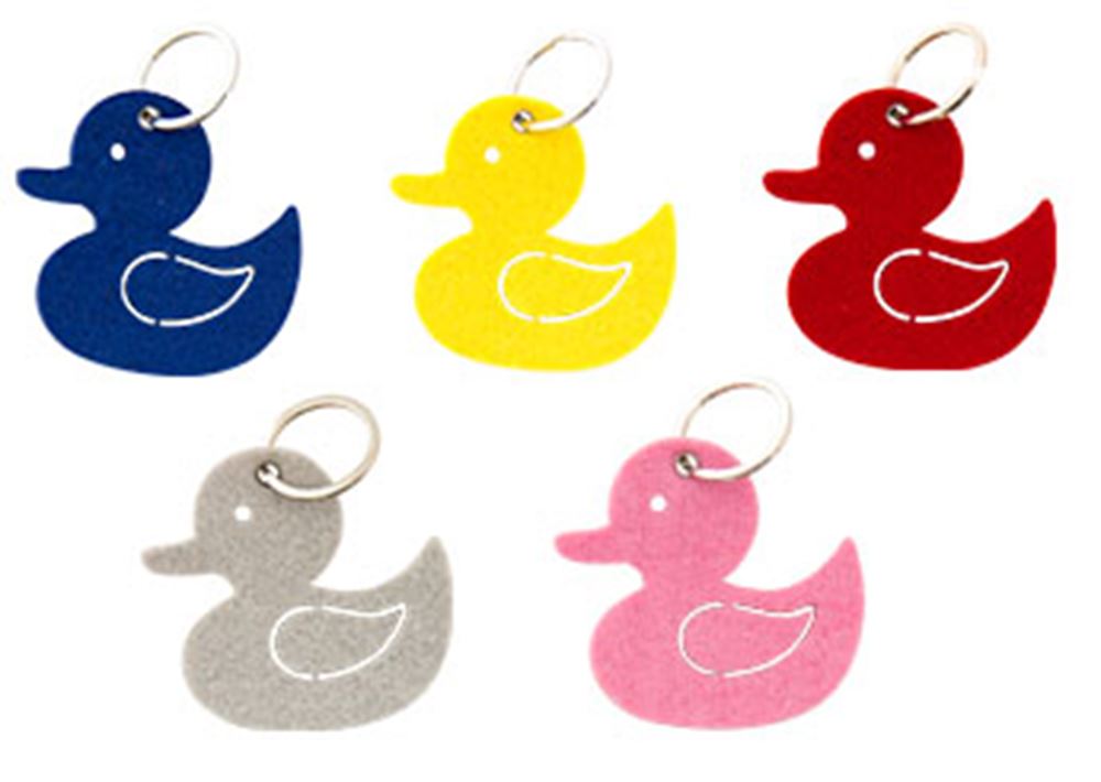 Accès : porte-clés canard (6 pcs) cul