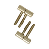 Mack 1019176 - 2 charnières de fenêtre bichromatées 13x48mm | 5 pièces