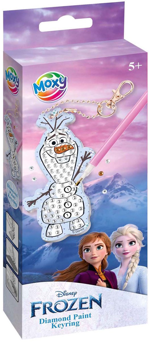 Creative Craft Group Faire votre propre diamant Paining Key Ring Olaf