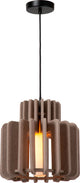 Lucide rollo - lampe suspendue - 1xe27 - taupe - japandi