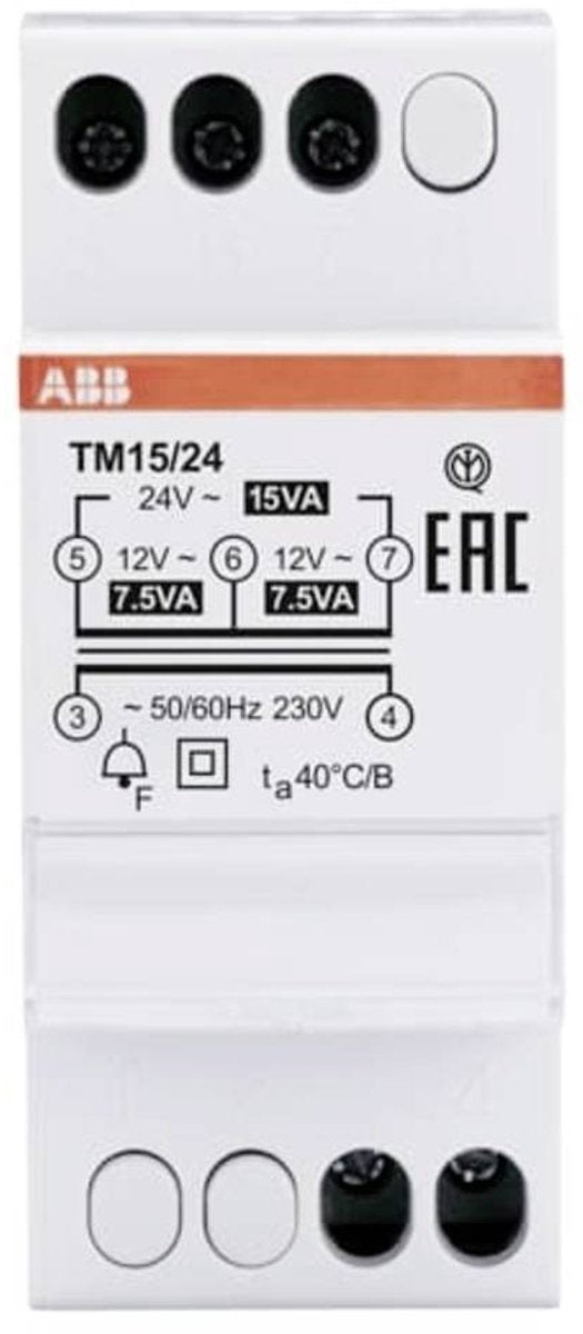 Transformateur de sonnerie Busch-Jaeger ABB 2CSM228745R0802 12 V, 24 V 1,25 A