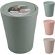 Solutions de salle de bain poubelle plastique 17,5x21cm 3ass