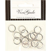 Bague fendue Vivi Gade, d 15 mm, plaqué argent, 100 pièces, 1 boîte