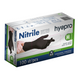 Dummy 1078680 - gants en nitrile m noir 100pcs non poudrés | 10 pièces