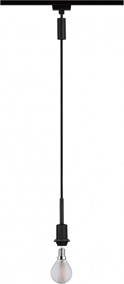 Paulmann 230v lampe sur rail urail e14 noir (mat)