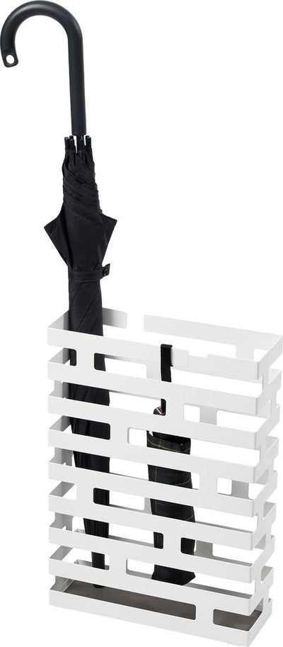 Porte-parapluie Yamazaki - rectangulaire - brique - blanc