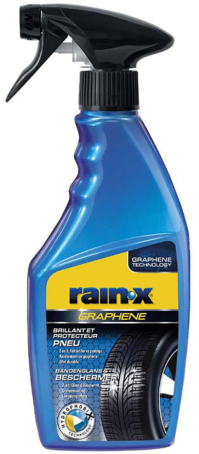 Protecteur de brillance pour pneus Rain-x graphène - brille et protège - revêtement en graphène - 500 ml