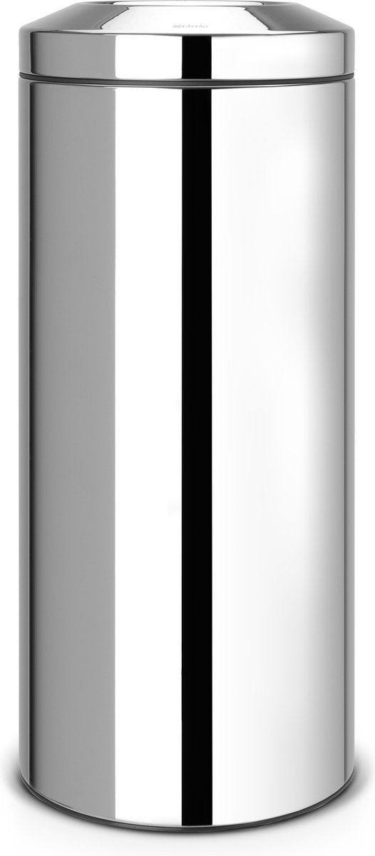 Poubelle Brabantia avec pare-flammes - 30 litres - acier brillant