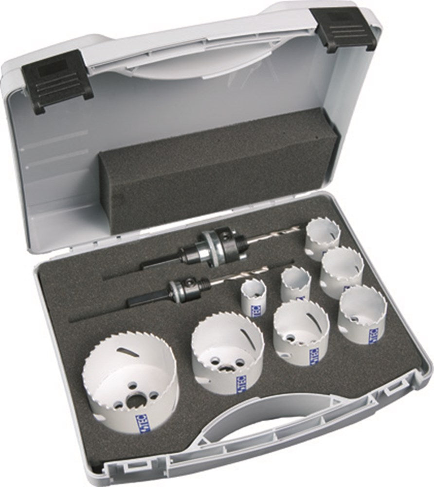 Rotec jeu de scies cloches plombier quick-lock bim-co 10 pièces